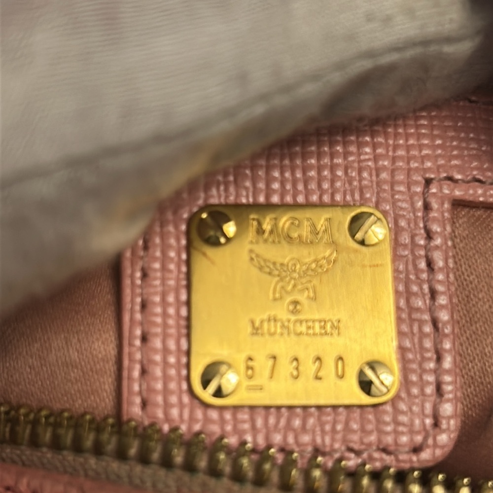 MCM Pink cute RARE Handbag with COA - Picture 14 of 17
